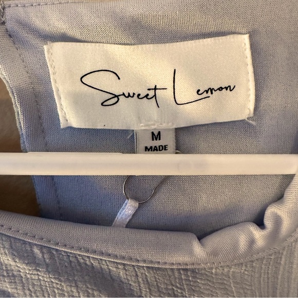 Blue Ruffle Dress - Picture 2 of 2